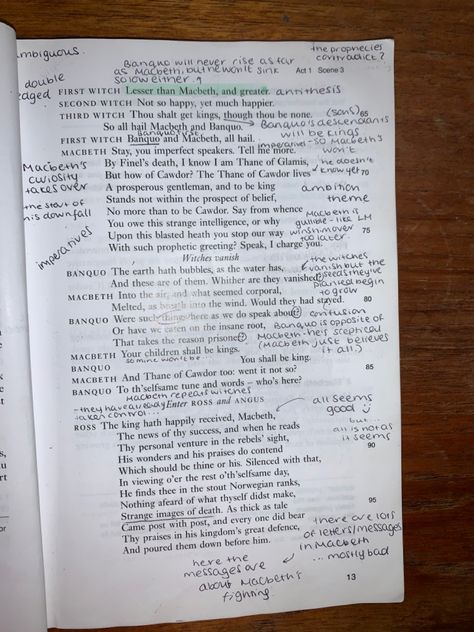 Macbeth Act 1 Scene 2 Annotations, Macbeth Quotes Analysis, Macbeth Annotations, Macbeth Analysis, Annoting Books, Macbeth Revision, Gcse Notes, Macbeth Lessons, Macbeth Quotes