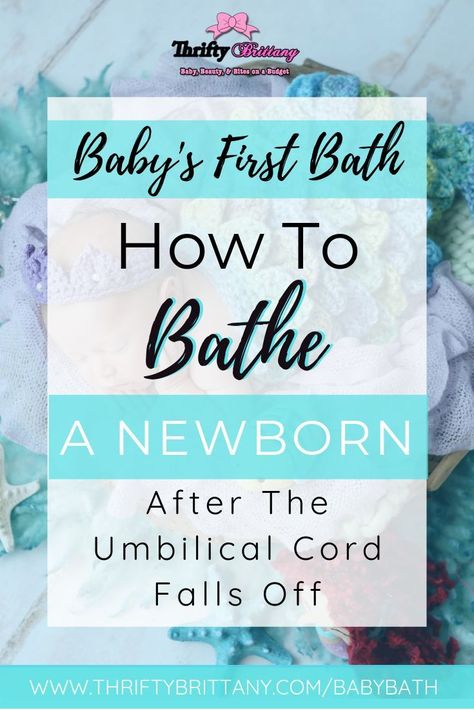 Aug 11, 2019 - Step by step instructions on how to bathe your newborn after their umbilical cords falls off, along witth baby bath essentials and tips. Baby Bath Essentials, Bathing Essentials, Newborn Bath, Newborn Baby Care, Newborn Baby Tips, Baby On A Budget, Umbilical Cord, Natural Pregnancy, Bath Essentials