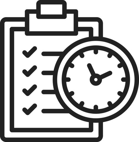 Time Management icon vector image. Time Management Icon, Time Management Aesthetic, Print Media, Mobile Apps, Web App, Time Management, Mobile App, Vector Images, Clip Art