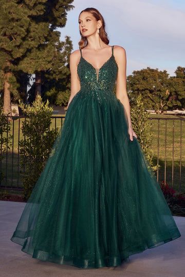 Tulle Dress Long, Glitters Skirt, Cinderella Divine, Layered Tulle Skirt, Prom Ball Gown, Vintage Prom, Beaded Leaf, Ultra Feminine, Leaf Motif