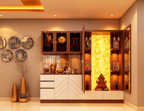 Home bar design ideas Crockery Cabinet Design, Modern Kitchen Cupboards, Crockery Cabinet, Crockery Unit Design, Crockery Design, Small Modern Kitchens, Tv Unit Furniture Design, Crockery Unit, Interior Design Kitchen Small