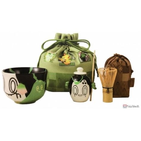 Pokemon Center 2024 Cafe Poltchageist Japanese Style Tea Ceremony Outing Set Japanese Tea Set Aesthetic, Poltchageist Pokemon, Pokemon Home Decor, Pokemon Furniture, Japanese Trinkets, 90’s Room, Pokémon Cafe, Pokemon Merch, Pokemon Aesthetic