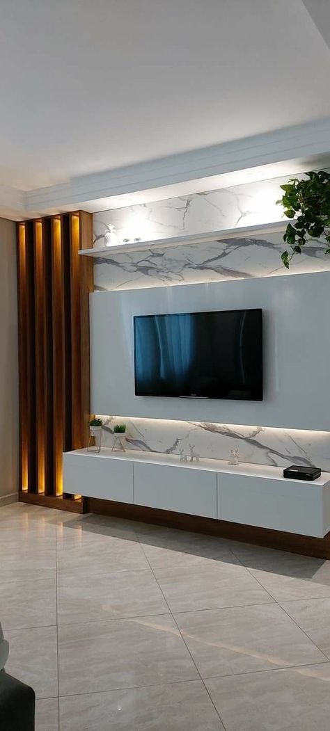 Top 30 LCD Wall Unit Ceiling Wallpapers | Home Decorating Ideas And Design Tv Unit Simple Design Modern, Tv Backdrop Design Tv Walls, Simple Tv Unit Designs For Living Room, Modern Tv Wall Units For Hall, Hall Tv Unit Design Modern, Tempat Tv, Tv Unit Design Modern Living Luxury, Simple Tv Unit Design, बेडरूम डिजाइन