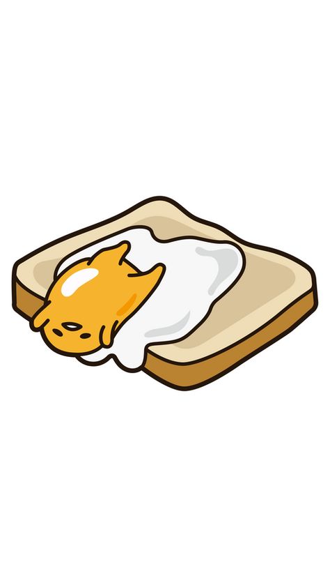 Are you tired? Are you too lazy? Do you want to lie in bed? This cute lazy egg Gudetama understands you. Only instead of a bed, he uses a piece of bread to rest on it. Use this cute funny Gudetama On... Gudetama Doodle, Lazy Wallpaper Aesthetic, Lazy Egg Wallpaper, Egg Wallpaper Aesthetic, Gudetama Painting, Cute Egg Wallpaper, Egg Drawing Cute, Cute Bread Drawings, Gudetama Wallpaper Aesthetic