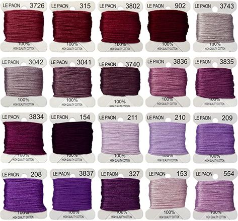 Amazon.com: Premium Rainbow Color Embroidery Floss bobbins - Cross Stitch Threads - Friendship Bracelets Floss - Crafts Floss - 20 Bobbins Per Pack Embroidery Floss, Dark Violet Gradient : Everything Else Floss Crafts, Floss Bobbins, Ghost Face Mask, Violet Gradient, Embroidery Bobbins, Tassels Diy, Cross Stitch Thread, Dark Violet, Color Embroidery