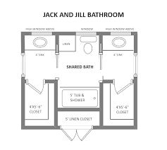 Jack and Jill Bathroom Layout | EdrawMax 2 Bedroom Shared Bathroom Layout, Jack And Jill Bathroom With Walk In Closets, Jack Jill Bathroom Layout, Jack And Jill Floor Plans, Small Jack And Jill Bathroom Layout, Jack And Jill Bathroom Separate Vanities, Jack And Jill Bathroom Floor Plans, Jack And Jill Bathroom Ideas Layout Floor Plans, Bathroom Between Two Bedrooms