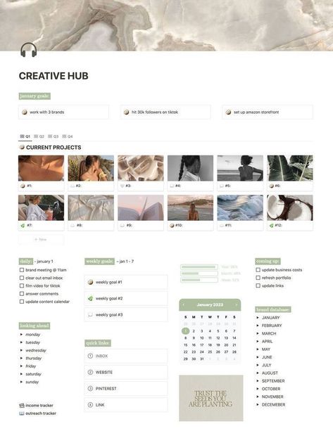 #Organisation #Notion_Aesthetic_Template #Notion_Business #Ugc_Creators Notion Aesthetic Template, Notion Business, Notion Inspiration, Ugc Creators, Plan Studio, Functional Aesthetic, Notion Inspo, Notion Ideas, Notion Aesthetic