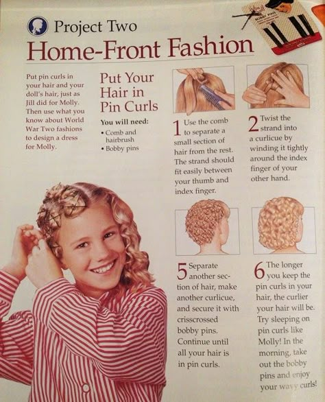 1940s pin curls tutorial 1940s Curls, Bobby Pin Curls, 1940 Hair, Pin Curl Hair, Pin Up Curls, Retro Curls, Vintage Hairstyles Tutorial, Curl Tutorial, Vintage Curls