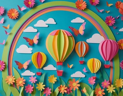 Best Summer Bulletin Board And Classroom Door DIY - RecipeMagik Spring Season Decoration Ideas For School, Bulliten Boards Ideas May, April Showers Bulletin Board Ideas, Spring School Decorations Classroom, April Nursing Home Activities, Spring School Board, Summer Board Decoration Ideas, Bulletin Board Ideas For April, Spring Classroom Board