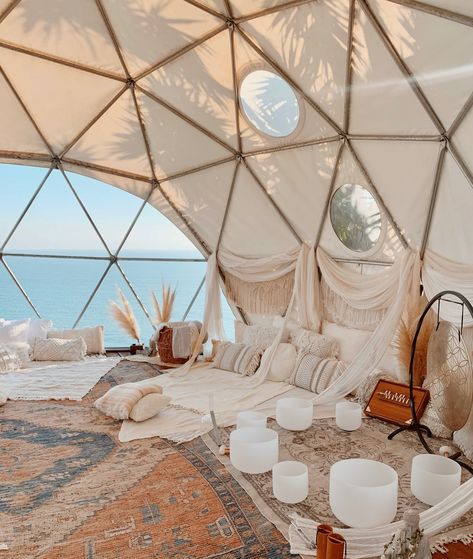 Event + Design Consulting — Five Sense Collective | Multi Sensory Wellness Experience Company Blush Draping, Riad Marrakech, Healing Retreats, Healing Room, Multi Sensory, Zen Room, Sound Bath, Healing Space, Dome Tent