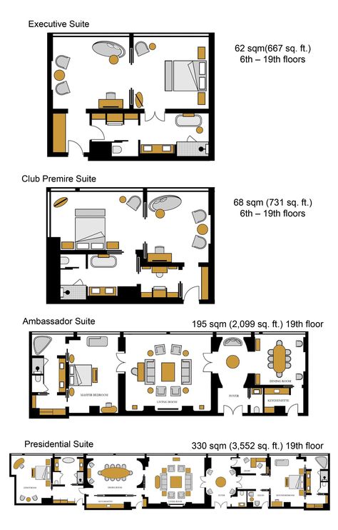 Hotel Suites Floor Plan, Suite Rooms Hotel, Hotel Room With Fireplace, Suite Room Design Hotel, Hotel Suites Design, Luxury Hotel Suite Room Plan, Suite Hotel Room Luxury Plan, Hotel Suite Floor Plan Luxury, Luxury Suite Hotels