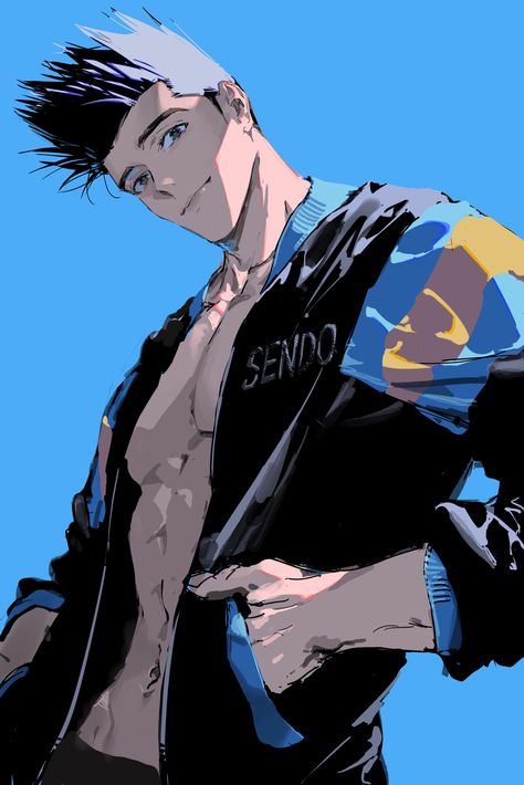 Sendoh Slam Dunk, Sendoh Akira, Slam Dunk Manga, Slam Dunk Anime, Vagabond Manga, Basketball Anime, Character Sketches, Slam Dunk, Manga Characters