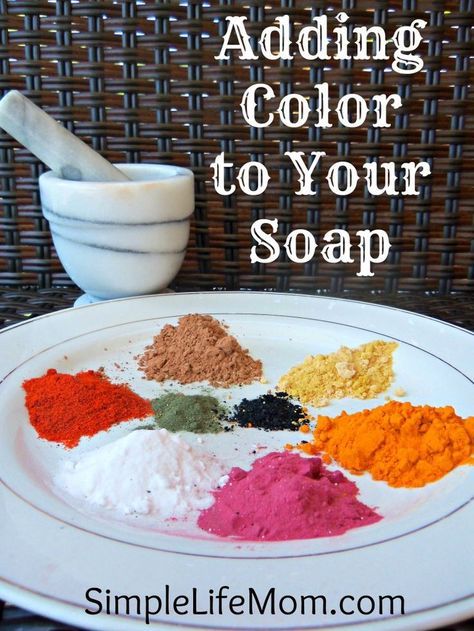 Adding Color to homemade Soap - natural, healthy, and non-toxic alternatives for adding color to your beautiful soap creations Săpunuri Handmade, Soap Making Recipes, Diy Kosmetik, Homemade Soap Recipes, Homemade Bath Products, Homemade Soap, Diy Body, Lotion Bars, Artisan Soap