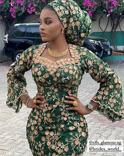 Voile Lace Gown Styles Nigerian, Northern Nigeria Ankara Styles, Trendy Lace Styles, Beautiful Lace Gown Styles, Iro And Buba Styles Lace, Eid Fits, African Prom Dresses Ankara, Nigerian Traditional Dresses, Lace Styles For Wedding