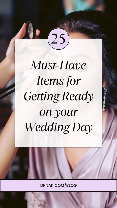 Planning a wedding requires meticulous attention to detail, and the getting-ready process is no exception. With so many items to consider, it's essential to have a checklist in place to ensure you have all the must-haves for a smooth and stress-free experience. Discover the essential items that will make your wedding day preparation seamless and enjoyable. Ideas For Bridal Party Getting Ready, Wedding Day Must Haves The Bride, Getting Ready Checklist, Bride Must Haves, Wedding Restroom Basket, Wedding Day Prep, Bridal Suite Decor, Wedding Restroom, Wedding Day Getting Ready