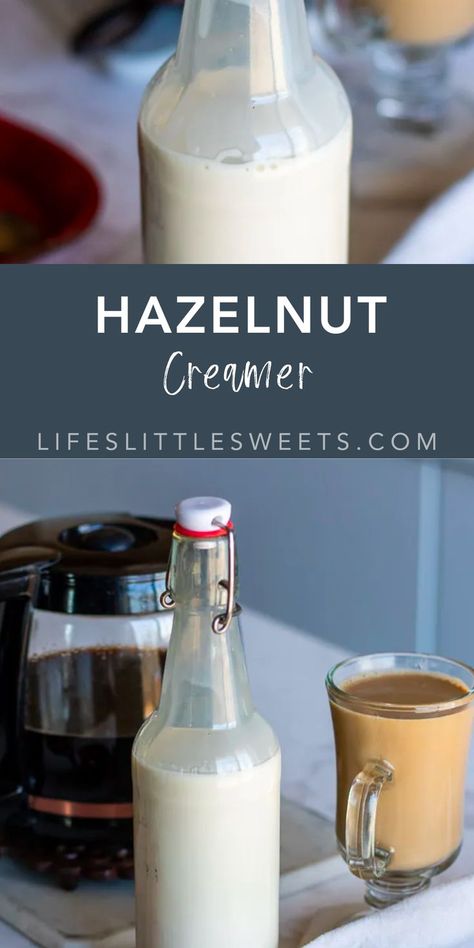 Home » Hazelnut Creamer This post may contain affiliate links. Please read my disclosure policy FEBRUARY 26, 2023 HAZELNUT CREAMER JUMP TO RECIPE Estimated reading time: 5 minutes This Hazelnut Creamer is so easy to put together with only 2 required ingredients, hazelnut extract, and half-and-half, evaporated milk, or cream of choice. You can make it dairy-free/non-dairy by using a plain, dairy-free creamer. You can have it sweetened with sugar, sugar syrup, or your favorite sweetener... Coffee Creamer Homemade Evaporated Milk, Hazelnut Coffee Creamer Recipe, Sugar Free Iced Coffee, Creamer Homemade, Sugar Free Coffee Creamer, Sugar Free Creamer, Homemade Coffee Creamer Recipe, Hazelnut Coffee Creamer, Diy Coffee Creamer