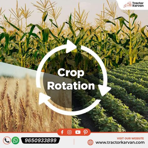 Crop Rotation in India, Meaning of Crop Rotation, Types of Crop Rotation Read all from Tractorkarvan. Soil Erosion, Crop Rotation, Agriculture, Tractor, Soil, Benefits, India, Collage, Pins