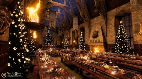 Aesthetic Christmas Harry Potter Wallpapers - Wallpaper Cave Harry Potter Christmas Wallpaper, Harry Potter 4k, Zoom Wallpaper, Hogwarts Great Hall, Christmas Wallpaper Hd, Christmas Desktop Wallpaper, Hall Wallpaper, Hogwarts Christmas, Harry Potter Background