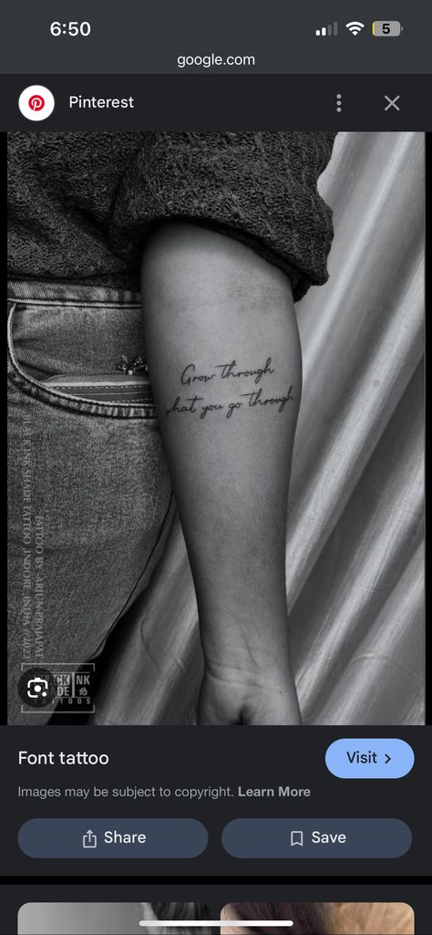 Tight Tattoos For Women, Thigh Tattoos Women Unique, Thigh Tattoos Women Writing, Tattoos Women Unique, Tight Tattoos, Tattoos On Thigh, Thigh Tattoo Quotes, Phrase Tattoos, Thigh Tattoos