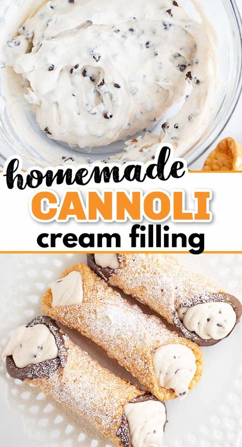 How To Make Canolli Filling, Italian Cream Filling, Canolli Filling Recipe Cannoli, Ricotta Filling For Cannoli, Cannoli Recipe Filling Mascarpone, Ricotta Cream Filling, Cannoli Filling With Cream Cheese, Authentic Cannoli Filling, Ricotta Cake Filling