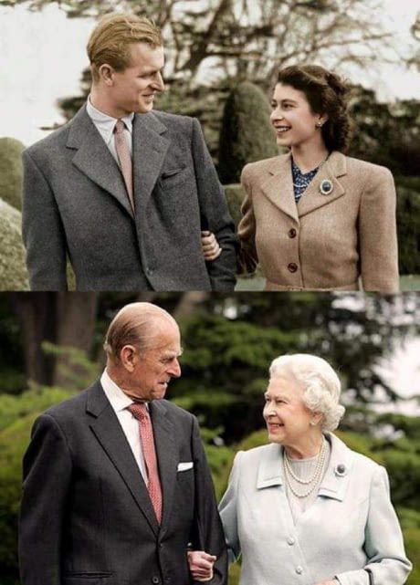 Married in 1947 Queen Elizabeth and Prince Philip will celebrate their 70th Wedding Anniversary this year. Prince Philip Queen Elizabeth, 70th Wedding Anniversary, Rainha Elizabeth Ii, Princesa Kate Middleton, Hm The Queen, Reine Elizabeth, Elisabeth Ii, Reina Isabel Ii, Prince Phillip