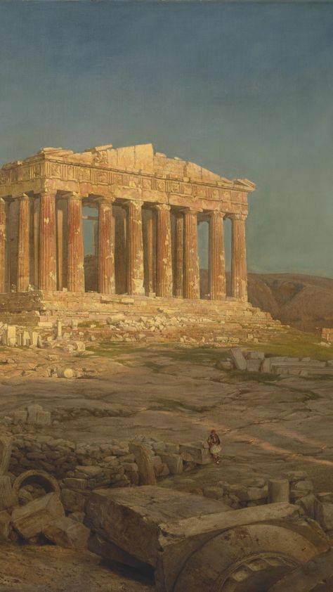 eldritch gourmand — Frederic Edwin Church (1826 - 1900) The Heart of... Ancient Greece Aesthetic, Frederic Edwin Church, Architecture Antique, Greek Pantheon, The Parthenon, Hudson River School, Ancient Greek Art, Grece Antique, Greek History