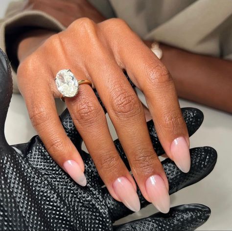 Jasmin Tookes, Dream Wedding Ring, Future Engagement Rings, Jasmine Tookes, Nails Salon, Wedding Nails For Bride, Bride Nails, Dream Engagement Rings, Oval Ring