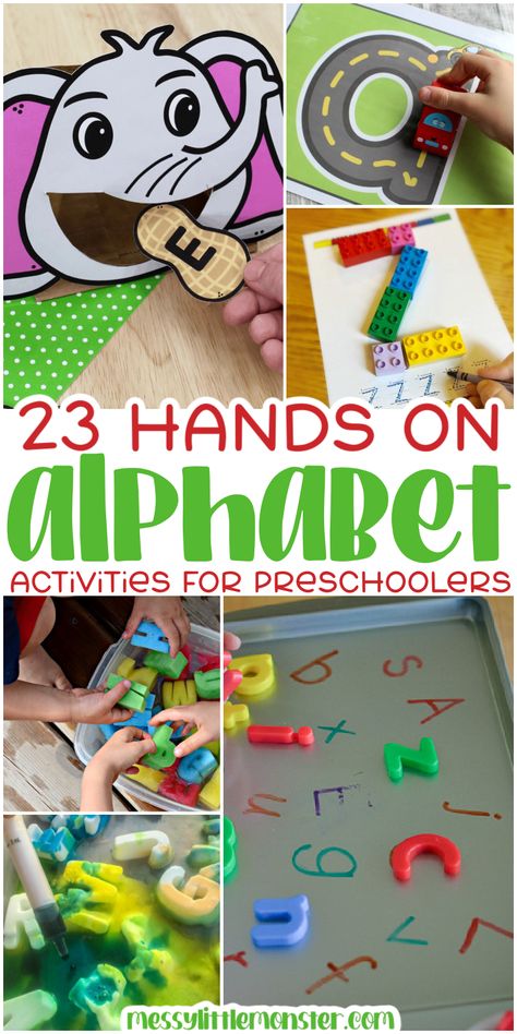 Alphabet Cognitive Activities, 1st Grade Alphabet Activities, Interactive Abc Activities, Fun Letter Games Preschool, Alphabet Sequence Activities, Preschool Early Literacy Activities, Alphabet Learning Activities Kindergarten, Language And Literacy For Preschoolers, Multisensory Alphabet Activities