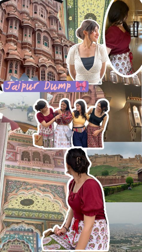 Jaipur is all about visiting palaces and trying some good food outlets and clicking like 1000 pictures and having fun Jaipur Outfits, Jaipur Aesthetic, Jaipur Travel, Bangs With Medium Hair, Story Ideas Pictures, Udaipur, Travel Stories, Insta Story, Aesthetic Outfits