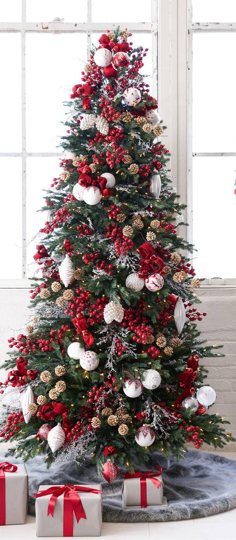 Jul Diy, Diy Jul, Christmas Tree Decorating Themes, Organic Elements, Elegant Christmas Trees, Farmhouse Christmas Tree, Alternative Christmas Tree, Christmas Decorating Ideas, Country Christmas Decorations