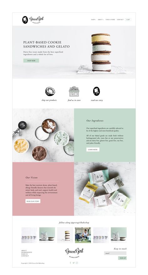 Cafe Website, Simple Website Design, Bakery Website, Food Web Design, Design Sites, Website Design Inspiration Layout, Web Design Examples, Email Template Design, Dropshipping Store