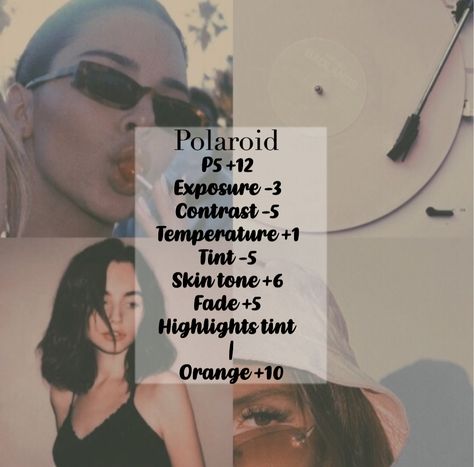 VSCO EDITING TIPS - polaroid  ig-@dreamy.vsco_ Polaroid Effect, Vsco Editing, Kevin Carden, Vsco Filter Free, Vsco Filter Instagram, Vsco Tutorial, Best Vsco Filters, Vintage Photo Editing, Photography Editing Apps