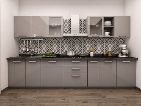 Paradiso Straight Modular Kitchen Designs टीवी यूनिट, Kitchen Remodel Plans, Modular Kitchen Cabinets, Desain Pantry, Kitchen Design Color, Kabinet Dapur, Kitchen Modular, Kitchen Cupboard Designs, Modular Kitchen Designs