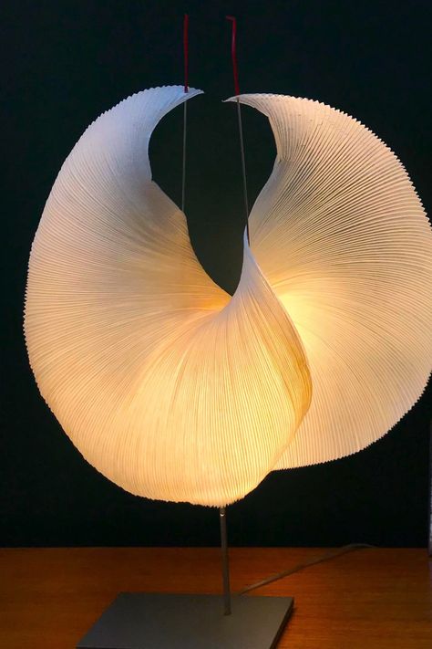 10 Icons by Ingo Maurer, the Poet of Light - Azure Magazine | Azure Magazine Ingo Maurer, Japanese Lanterns, Foyer Lighting, The Poet, Light Building, Light Sculpture, Handmade Lighting, Light Of Life, Japanese Paper