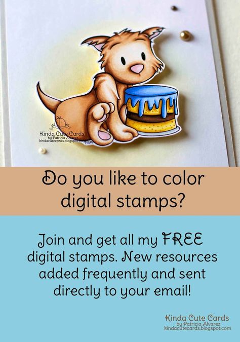 Free digital stamps for coloring and card making. Click to subscribe or Re pin for later. Digital Stamps Free, Marker Coloring, Copic Marker, Stamp Making, Colorful Party, Copic Markers, Digital Stamps, Copic, Cute Cards