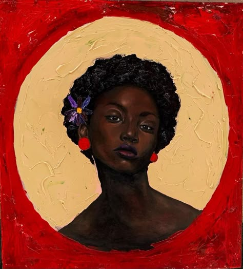 Untitled Size:30x34inches Medium: oil on canvas . . . . . . . #art #paintings #contemporaryart #femaleartist #artgallerynyc… | Instagram Royalty Portraits, Contemporary African Art, Service Industry, Afrocentric Art, Black Art Painting, Arte Inspo, Illustration Vintage, Afro Art, African American Art