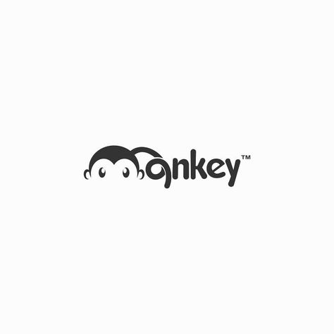 Monkey Logo Inspiration, Monkey Logo Design, Japanese Monkey, Typography Logo Inspiration, Monkey Illustration, Monkey Logo, Comic Tattoo, Photoshop Tutorial Photo Editing, Kids Logo Design