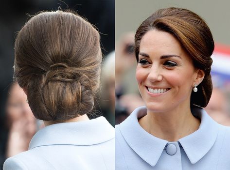 Kate Middleton Hair Updo, Kate Middleton Updos, Balyage Hair, Royal Hairstyles, Kate Middleton Hair, Updo Tutorial, Hair Bun Tutorial, Street Style Photos, Sally Beauty