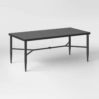 Aluminum : Patio & Outdoor Tables: Target Deck Redo, Square Patio Table, Dining Table Outdoor, Rectangle Patio, Barbecue Sides, Patio Accent Table, Wicker Side Table, Aluminum Patio Furniture, Furniture Black