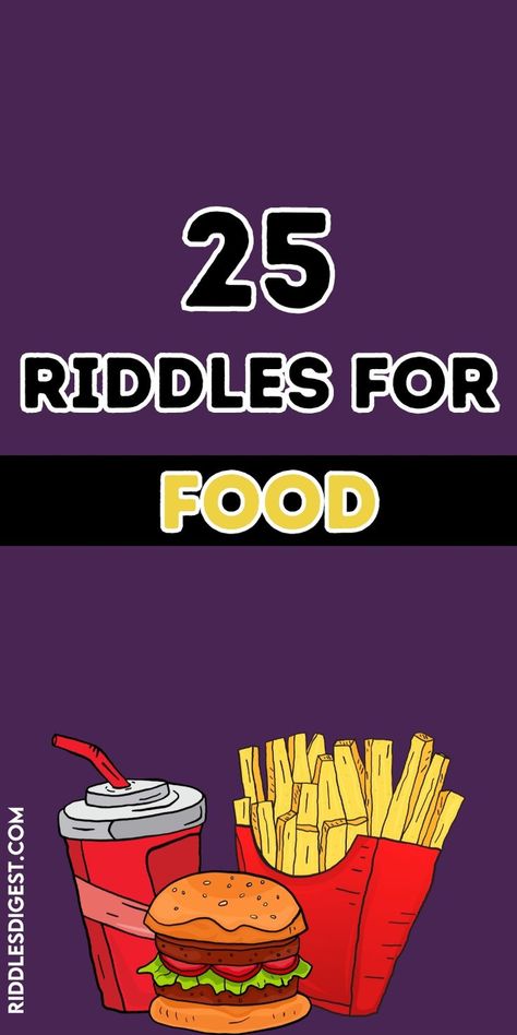 Spark your curiosity and appetite with our collection of mouth-watering food riddles! Perfect for family game night or a fun challenge with friends, these riddles will test your culinary knowledge and tickle your taste buds. Check out our blog for answers and even more food-themed puzzles! Food Riddles With Answers, Food Scavenger Hunt, Food Riddles, Family Riddles, Challenge With Friends, Culinary Knowledge, Scavenger Hunt Riddles, Geography Quizzes, Movie Quizzes