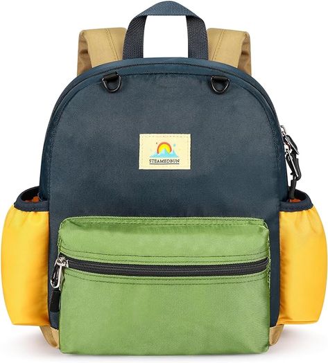 Amazon.com | STEAMEDBUN Toddler Backpack for Boys 2-4: Preschool Kindergarten Backpack - 12 inch Daycare Backpack | Kids' Backpacks Daycare Backpack, Toddler Boy Backpack, Kindergarten Backpack, Toddler Backpack, Boys Backpacks, Preschool Kindergarten, Kids Backpacks, Year Old, Kindergarten