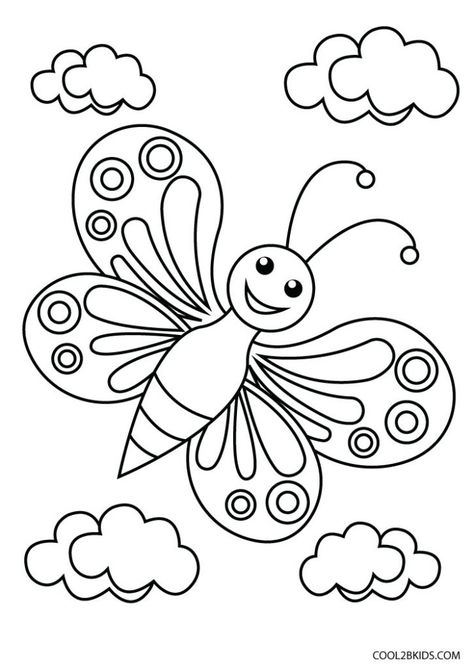 Printable Butterfly Coloring Pages For Kids Butterfly Coloring Sheet, Printable Butterfly Coloring Pages, Fargelegging For Barn, Butterfly Coloring Pages, Kids Printable Coloring Pages, Printable Butterfly, Free Kids Coloring Pages, Butterfly Coloring, Preschool Coloring Pages