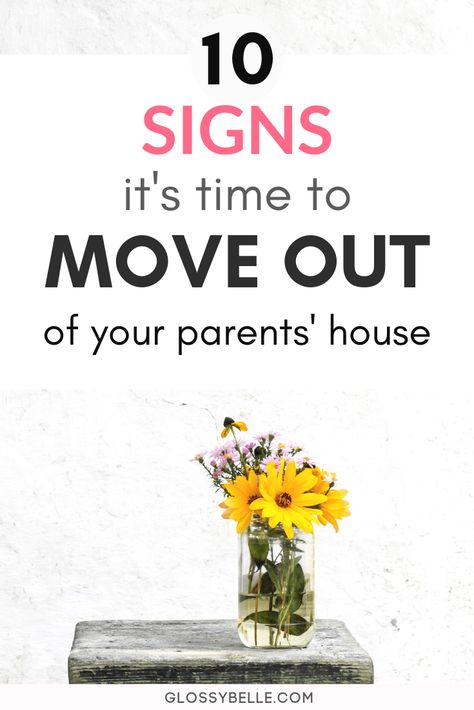 Wondering whether it’s the right time to move out of your parents’ house? There can be a variety of indications that it's time to move out on your own or with roommates. Here are 10 subtle signs you need to look out for. | independent | independence | move out for the first time | life lessons | adulting 101 | #adulting #movingtips #life #parents #moving #advice College Tips, Moving Tips, Tips For Moving Out, Moving Advice, Adulting 101, Kids Moves, Time Life, Moving House, Moving Out