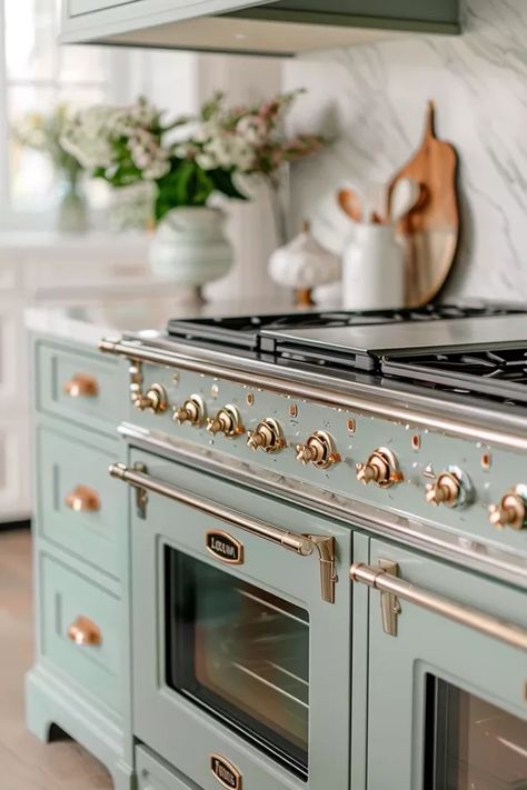 French Traditional Kitchen, French Farmhouse Kitchen Cabinets, La Corneau Range Kitchen, French Country Kitchen Accessories, French Bistro Inspired Kitchen, Beautiful Range Hoods, La Cornue Range Kitchen, Kitchen Design Timeless, French European Kitchen