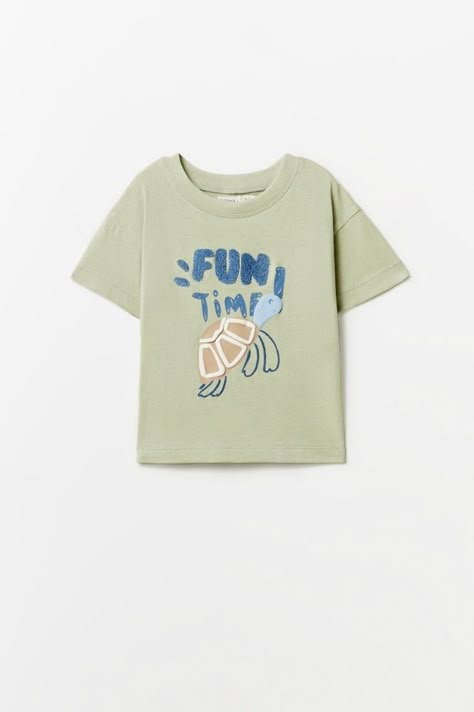 Tortoise T-shirt Kids Wear Boys, Baby Boy T Shirt, Boys Prints, Kids Garments, Boys Graphic Tee, Children's Fashion, Kids Graphic Tees, Baby Boy Fashion, Summer Boy