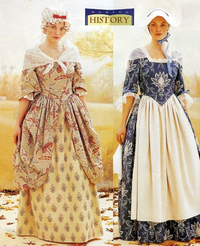 Colonial Dress Pattern, Colonial Dress, 18th Century Dress, 18th Century Costume, 18th Century Clothing, Century Dress, Costume Sewing Patterns, 18th Century Fashion, Costume Patterns