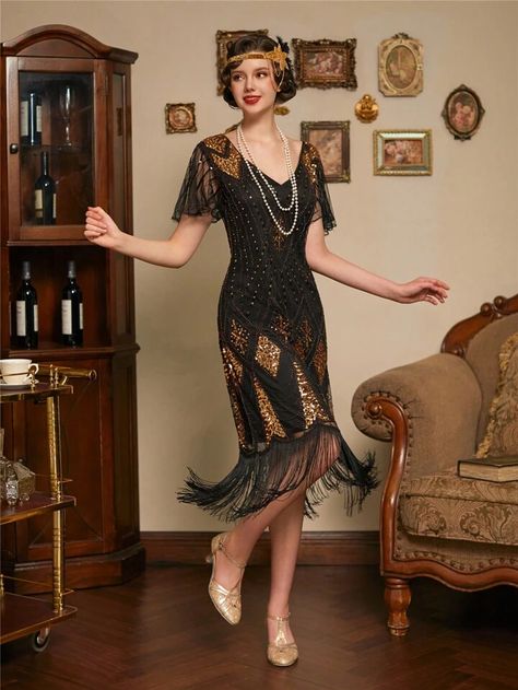 Diy 20s Costume, 1920s Outfit Ideas, Roaring 20s Party Outfit, Cabaret Dress, Chicago Costume, Cabaret Costume, Gatsby Party Dress, 1920s Outfits, 1920 Fashion