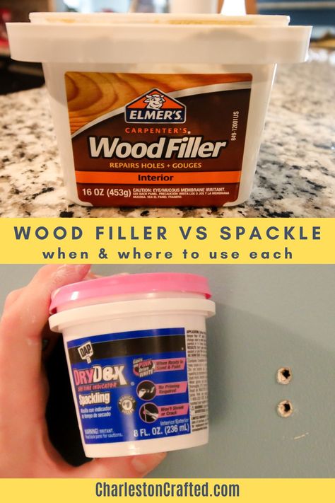 wood filler vs spackle Wood Grain Filler, Fix Leaky Faucet, Grain Filler, How To Patch Drywall, Maintenance Checklist, Leaky Faucet, Home Fix, Wood Finishes, Wood Filler