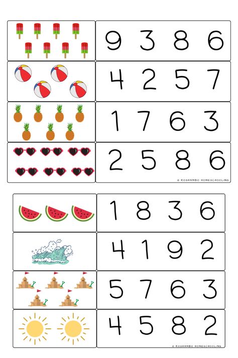 One On One Correspondence Activities, Count Worksheets Preschool, Counting Printables Free, One To One Correspondence Preschool, Numbers Activities For Preschool, One To One Correspondence Worksheets, Clip Cards Free Printable, One To One Correspondence Activities, Number Counting Worksheets