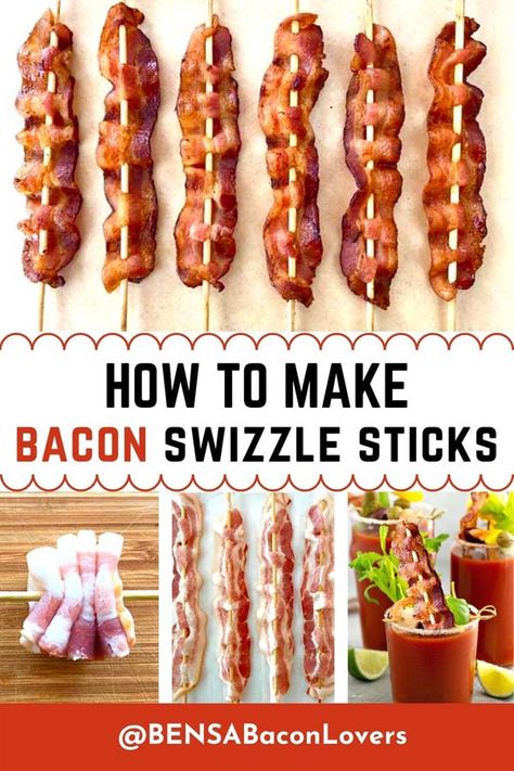 Bacon On A Stick, Bacon Skewers, Brunch Appetizers, Make Bacon, Brunch Bar, How To Make Bacon, Bacon Appetizers, Charcuterie Inspiration, Candied Bacon